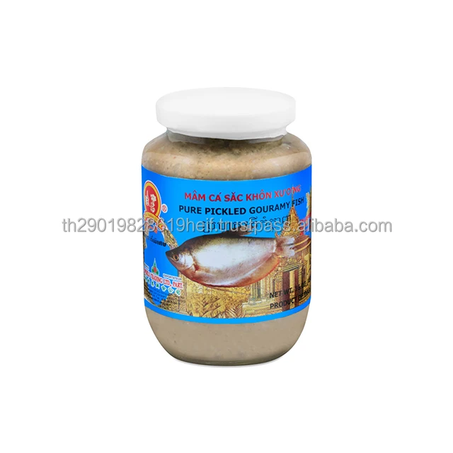 Mr. Number One Brand High Quality Pickled Gouramy Fish 500 G Product Wholesale From Thailand