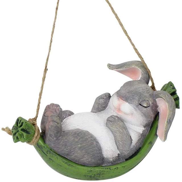 OEM gifts for guests favors holiday animal gifts wholesale centerpieces & table decorations resin Easter bunny