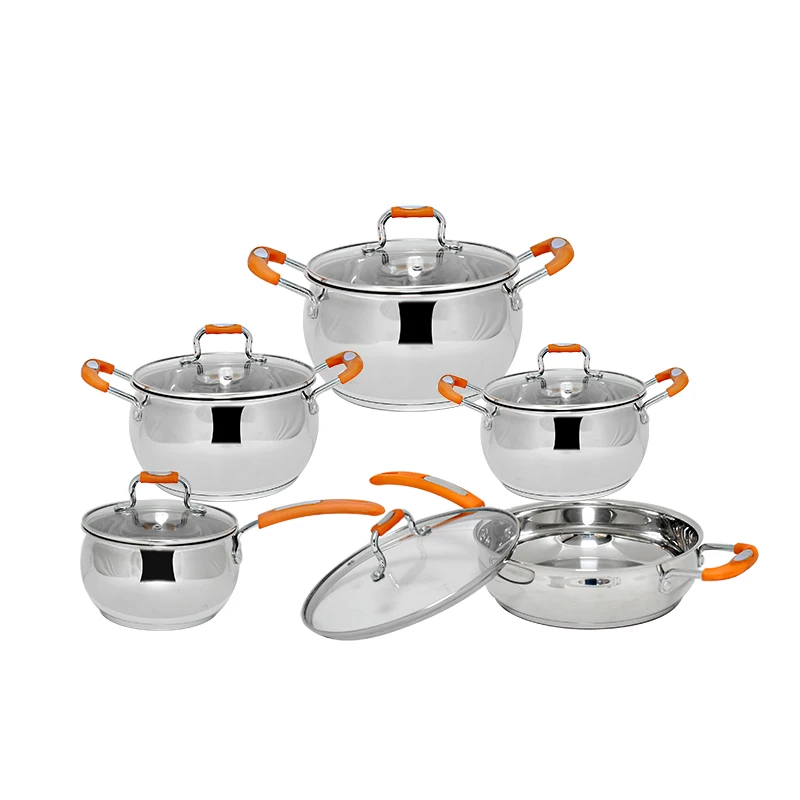 Набор посуды в форме яблока с логотипом на заказ с цветной бакелитовой ручкой