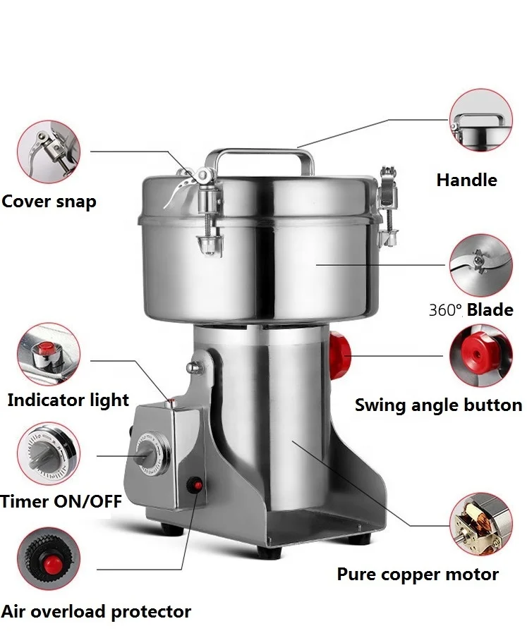 200g Industrial factory price home use spice grinding machine for sale