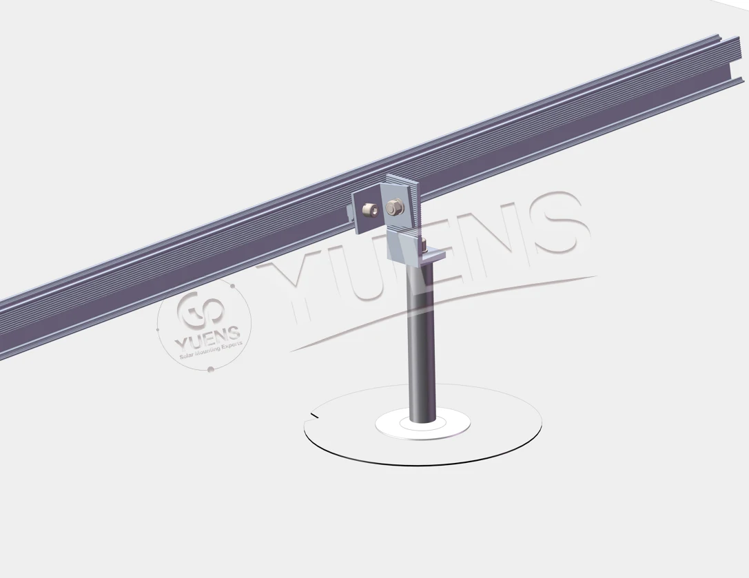 Yuens Easy Installation TPO PVC Waterproof Membrane Solar Panels Support Solar Flashing Kit Solution Solar Panel Program