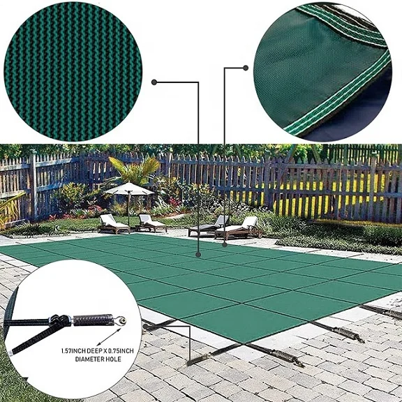 China Supplier Custom Wholesale Factory Cheap Price PP Mesh Inground Swimming Pool Winter Safety Cover