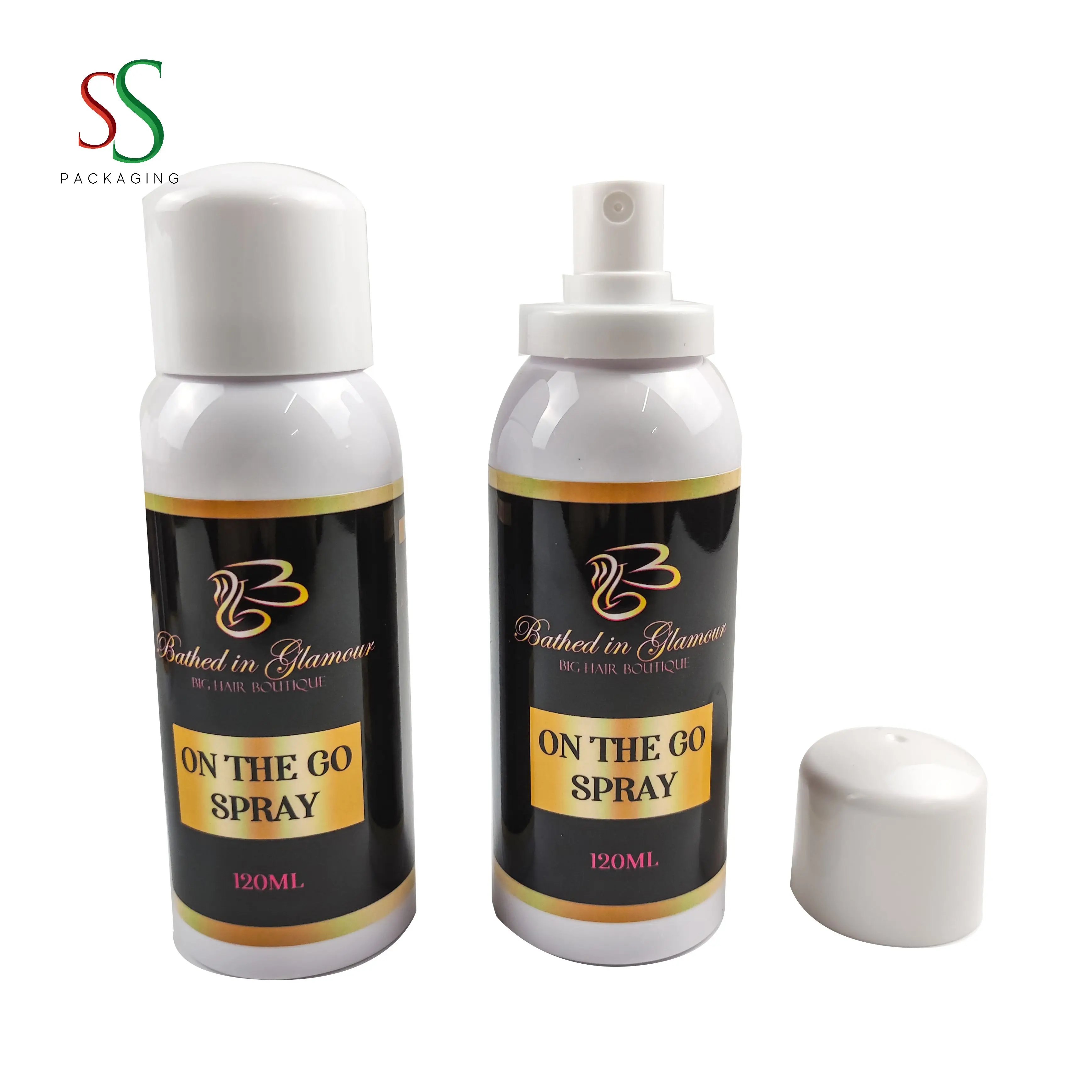 SS Hair Packaging  Melting Spray Lace Glue Wholesale Melt Down Lace Spray custom label