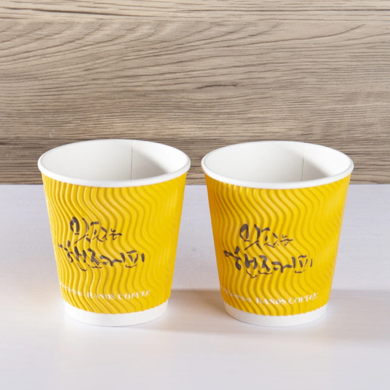 Nice Disposable Cups Paper Milkshake Cardboard Decorative Paper Cup For Coffee With Lids