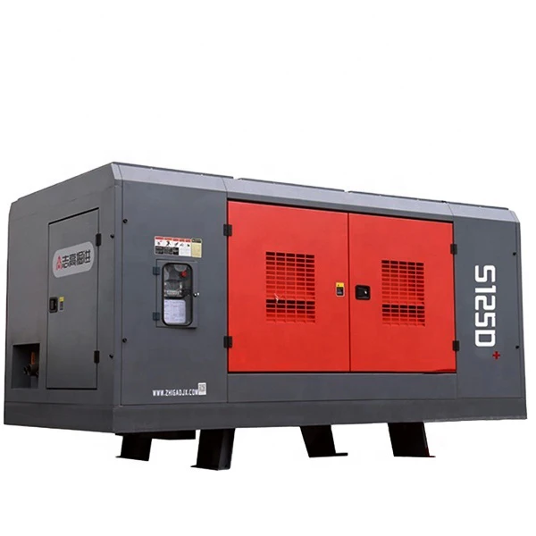 Air Compressing 410 Kw Cummins Diesel Driven Screw Compressor For Deep Water Well Drill