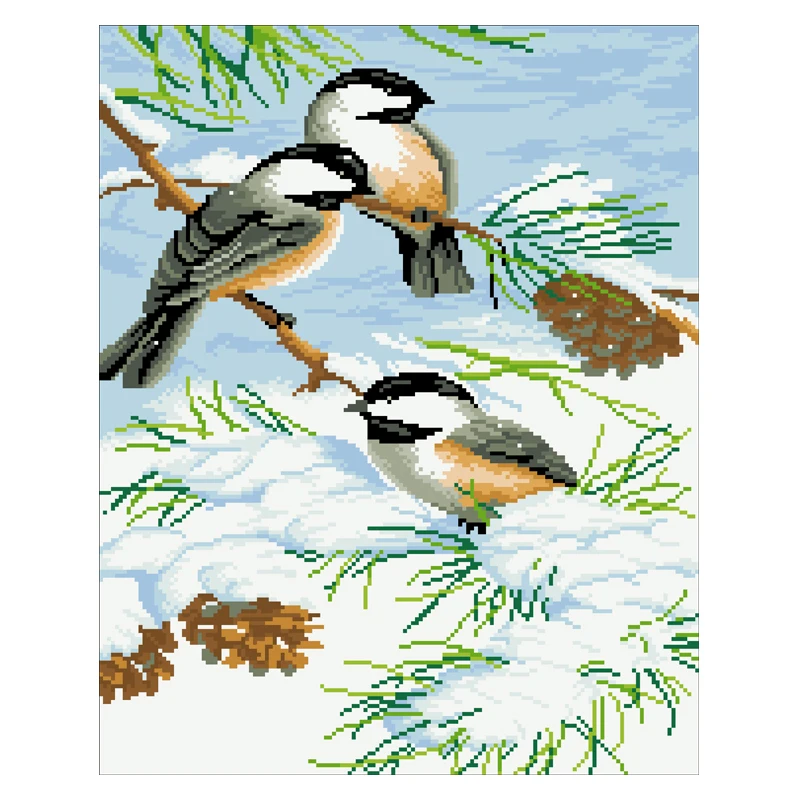 Diy Embroidery Material Stamp Home Accessories Decoration Cross Stitch Kits