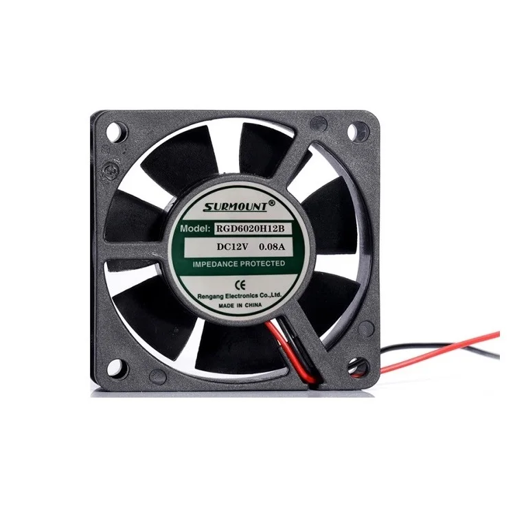 6020 Dc 12V 24 вольт двойной шарикоподшипник маленький вентилятор охлаждения для вентилятора серверного оборудования