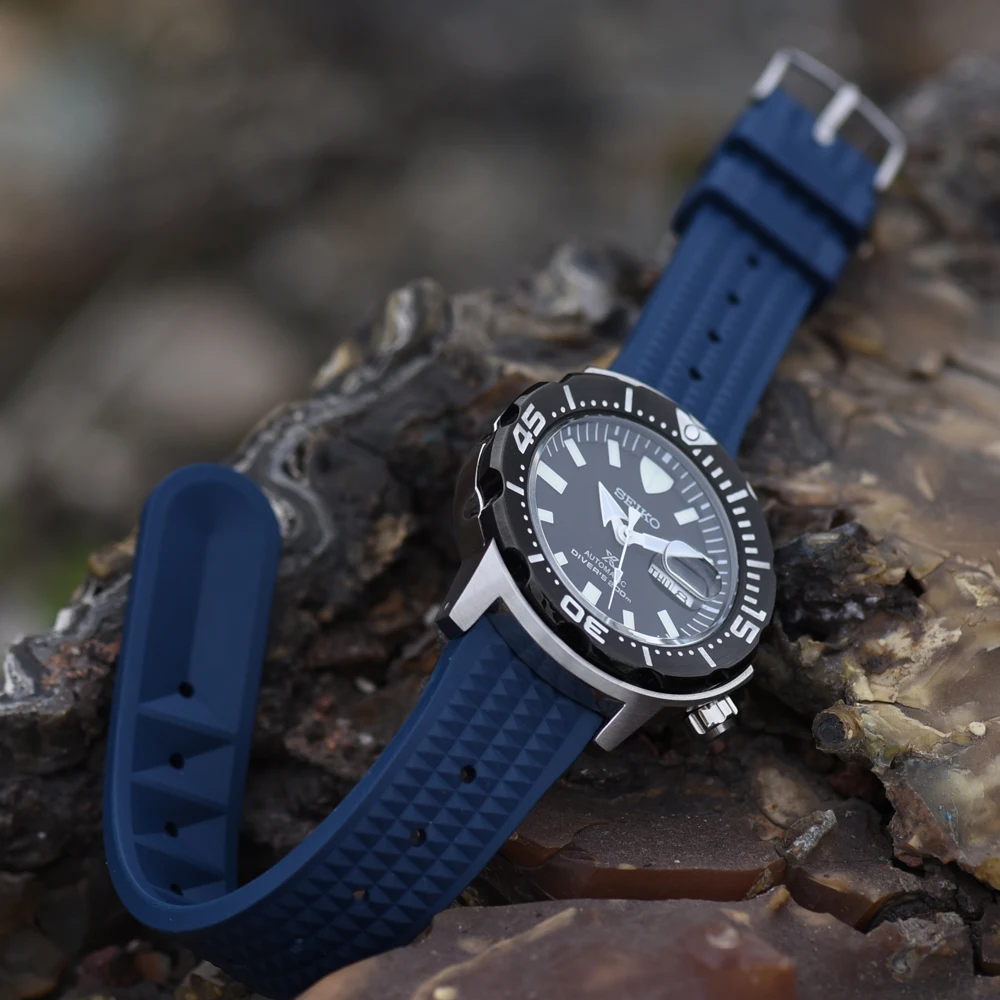 Ремешок для Apple Watch Series 6/5/4/3 быстросъемный резиновый ремешок с вафельным