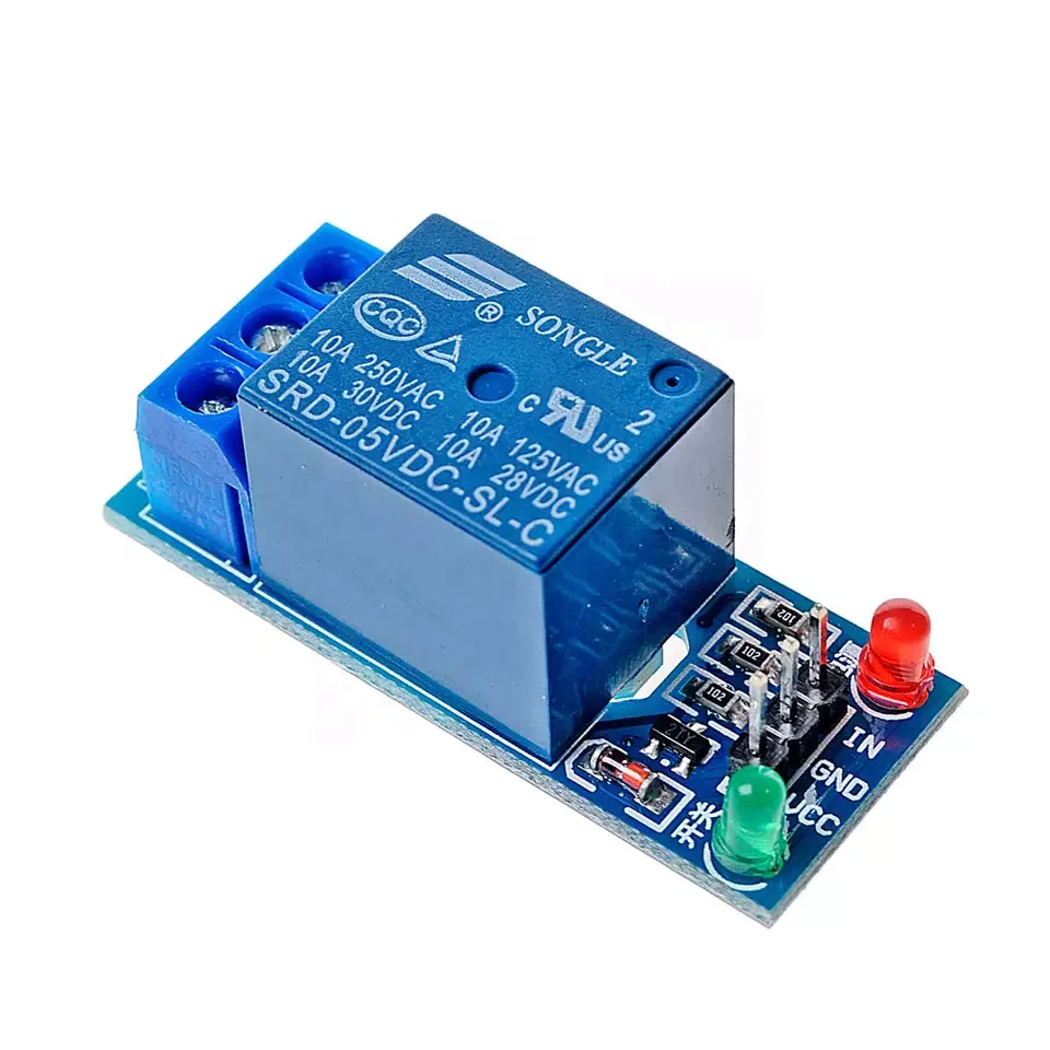 High quality 1 channel relay module 5V 12V with optocoupler low level trigger 1 way relay expansion board use for Arduino DIY