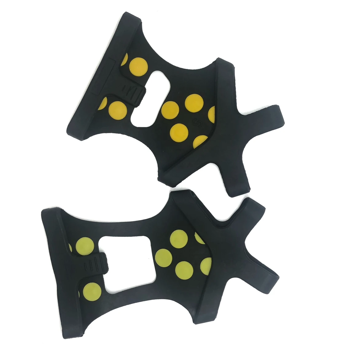 Winter 10 teeth snow shoe crampons rubber Anti Slip Ice Cleats Shoe Boot Grippers