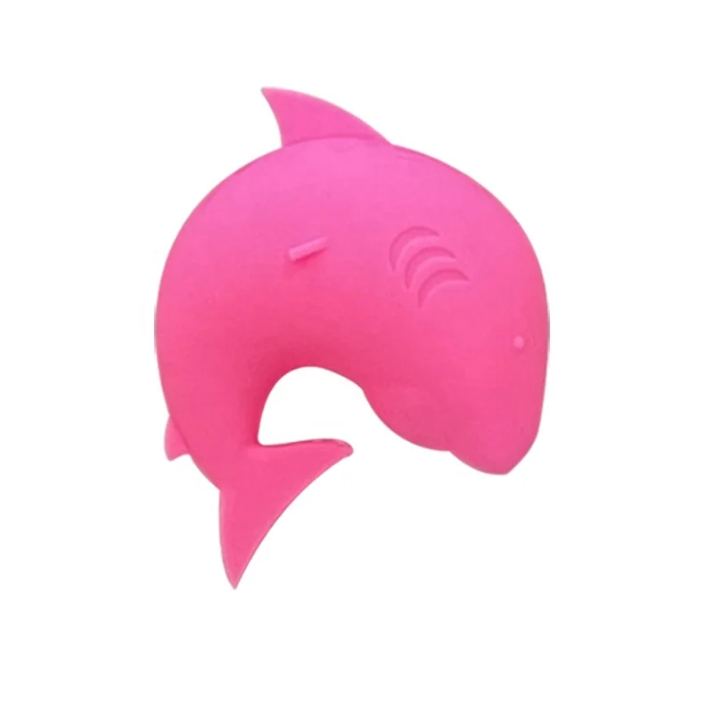 Силиконовые Игрушки для ванны, детская игрушка для ванны или бассейн, игрушки для малышей 1-3, Игрушки для ванны для мальчиков и девочек, которые плавают, поп и палочка для ванны Time-Shark