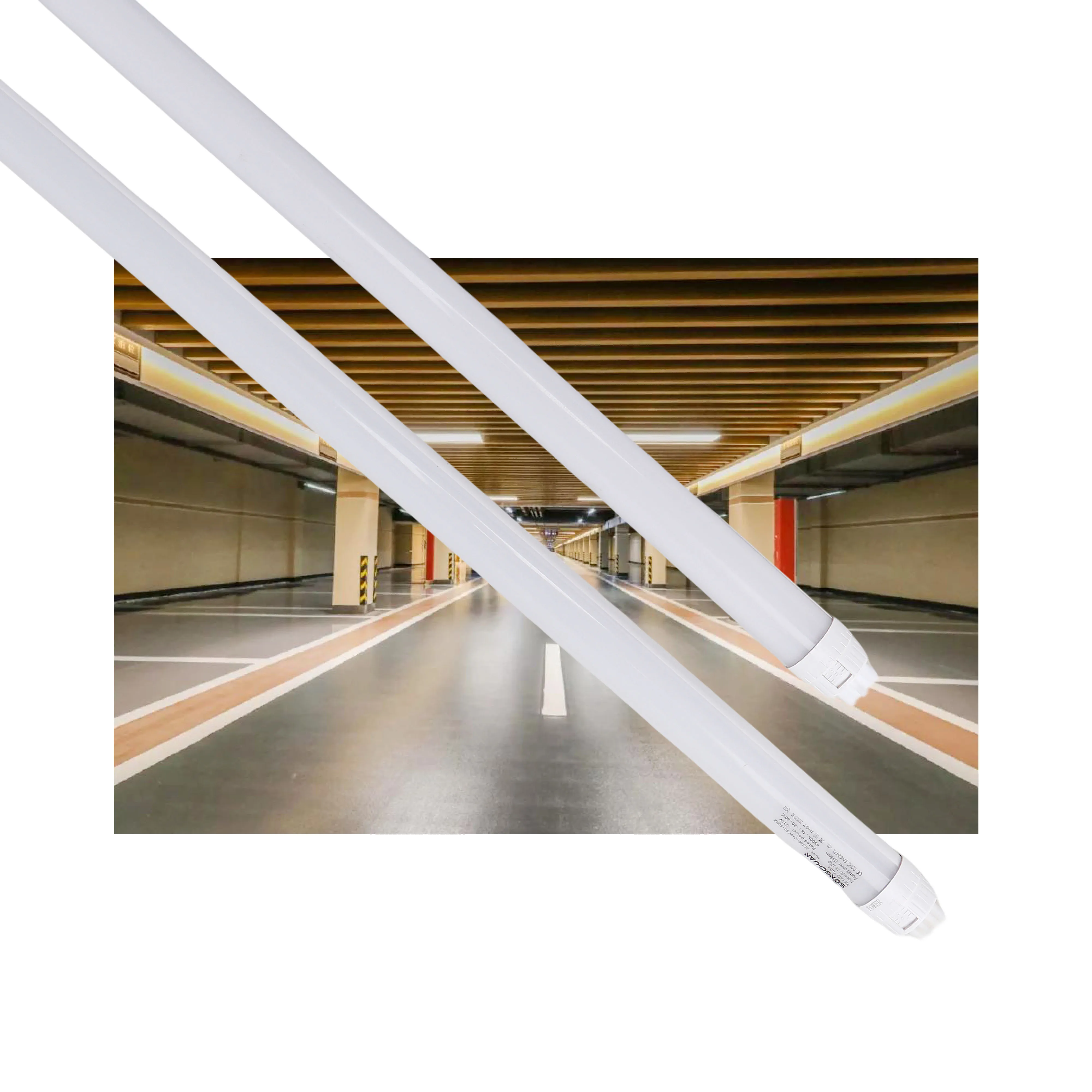 China Factory Led Tube Lights 6500k Cool White Smd2835 6w 10w 25w 18w 24w Tube Led T8 Plastic Led Tubes