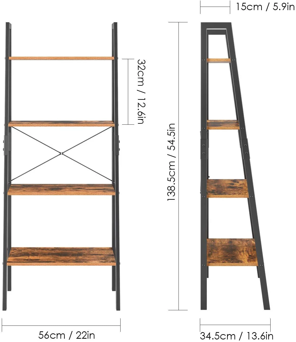 Combohome Ретро Многофункциональный 4 этажа завод Цветочная полка с металлической рамкой Книжная Полка Стеллаж для хранения