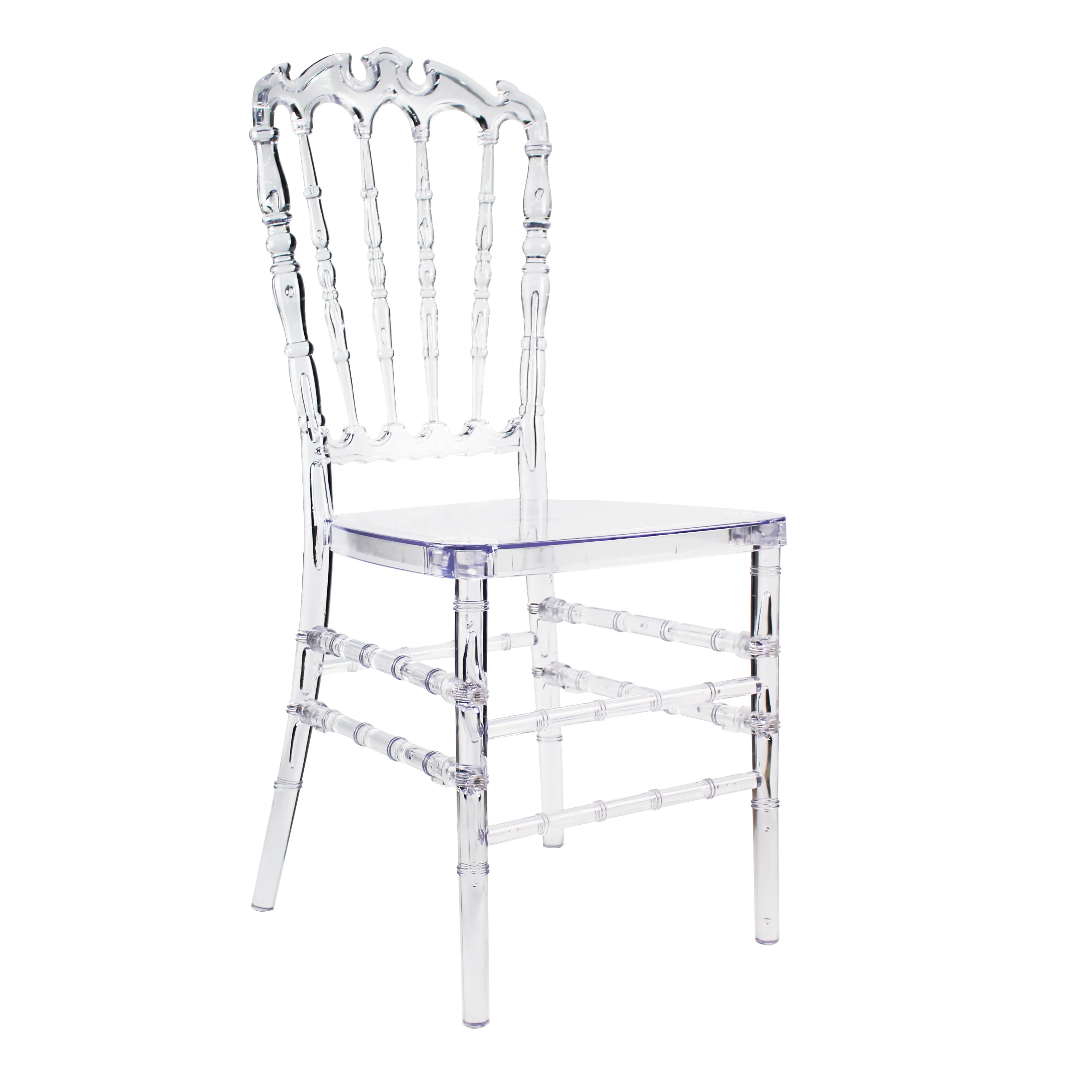 
wholesale crystal clear transparent tiffany dining acrylic chair for wedding and banquet 