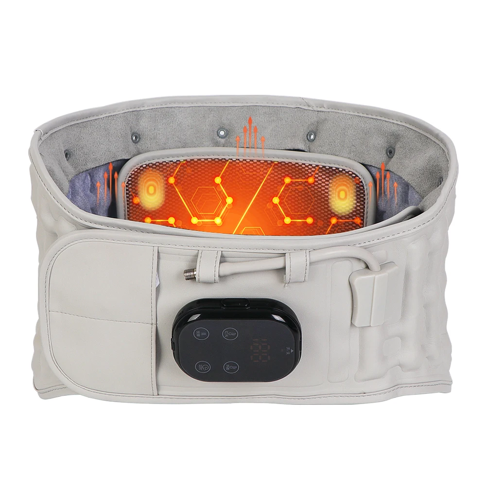 New Patented Weight Lifting Belt with Heating,Massage,Air Inflatable for Bodybuilding, Powerlifting,Gym,Crossfit