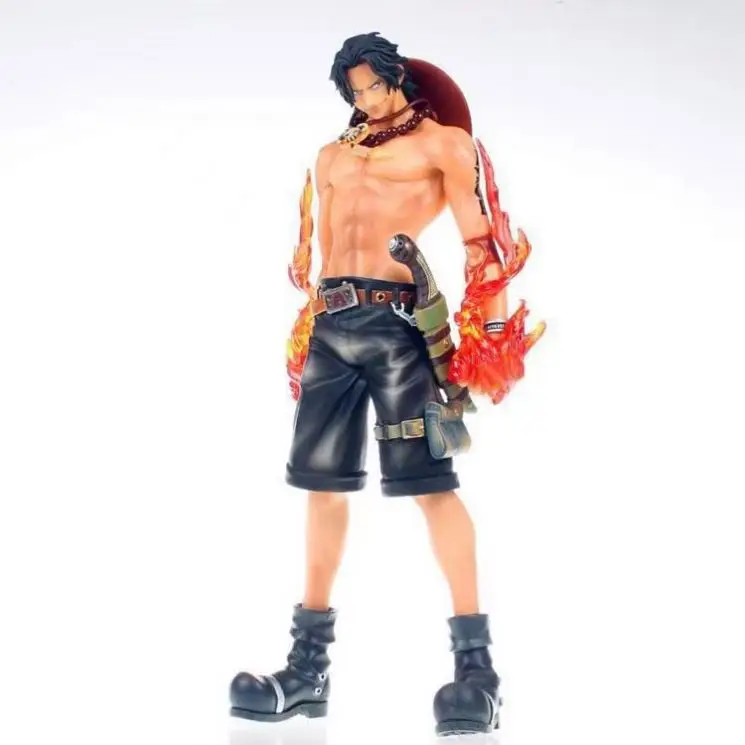 New Japanese Anime One Piece Fire Boxing Ace Model Cosplay PVC Action Figures Collection Children Model Toy Gifts