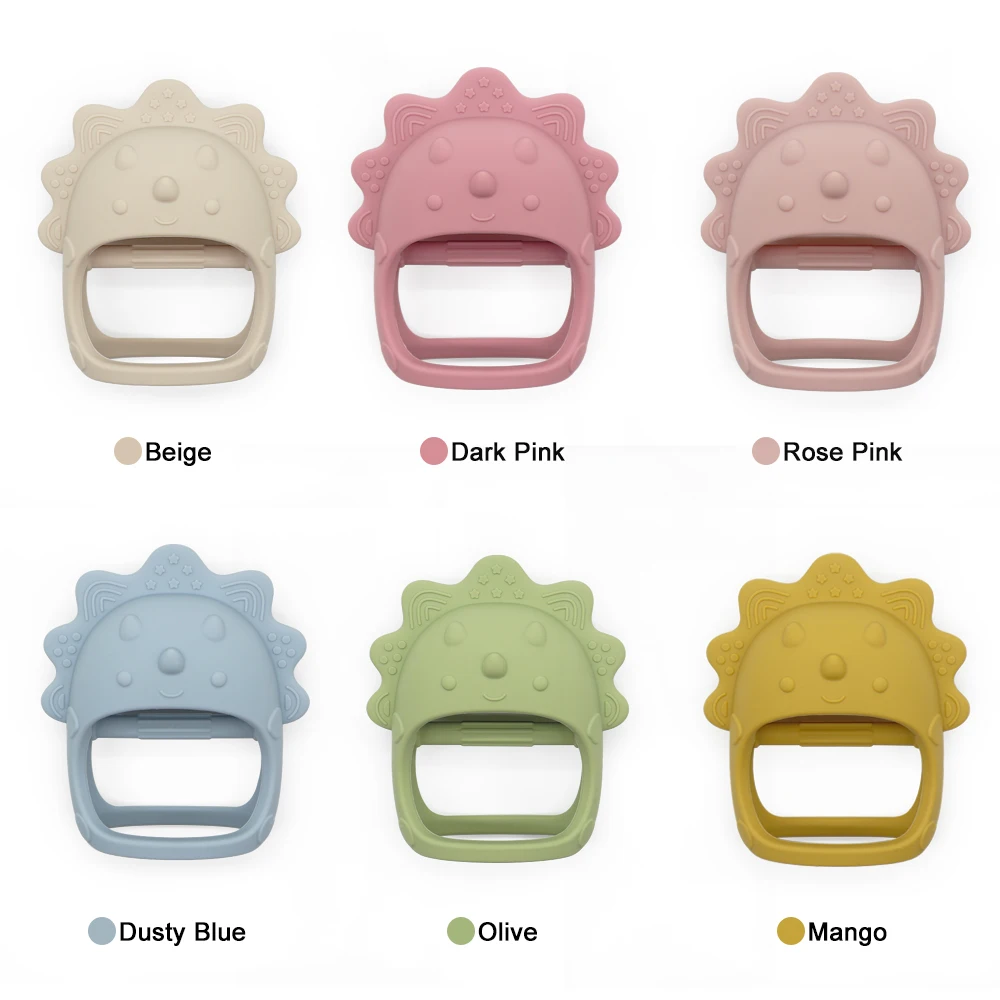 Newborn Shower Gift Set Anti-Dropping Baby Teethers Bpa Free Silicone Bathing Teething Toys Adjustable Wrist Teether babies