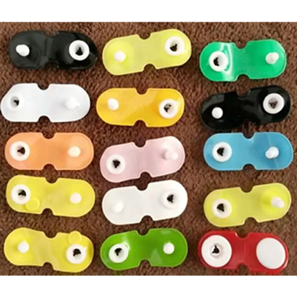 Оптовая продажа, пластиковые застежки для браслетов из ПВХ