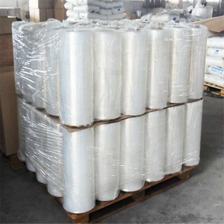 Заводская цена прозрачный LDPE паллет стрейч пленка пластиковая полиэтиленовая оберточная для упаковки
