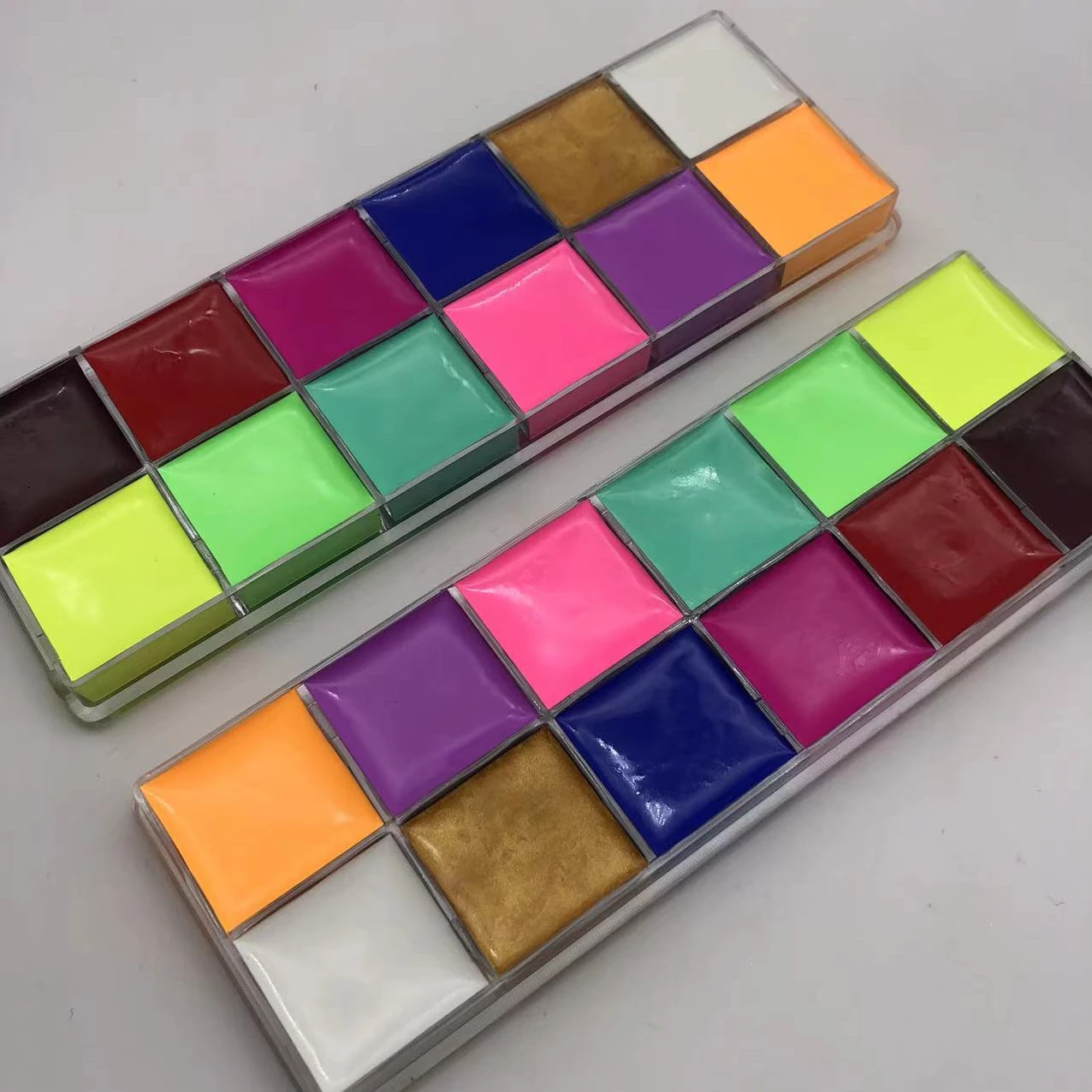 12 colors High Quality waterproof  Body Painting Professional Colorful Body Art oil  Face Body Paint