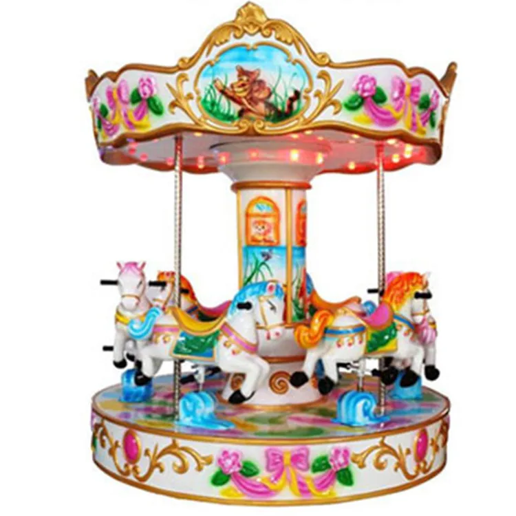 High quality children outdoor luxury electric merry go round carousel ride price