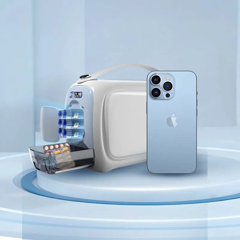 New summer hot sale fridge mini refrigerator electricity car fast cooling for drugs and Insulin charge cooler box