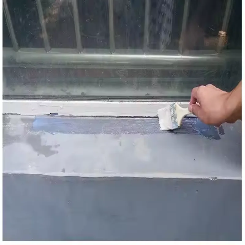 Transparent waterproof adhesive with good film formation and strong adhesion waterproof coating for interior and exterior walls