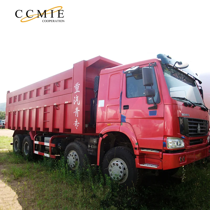 Second Hand 12 Wheel Dump Tipper Trucks 8x4 Sinotruck Howo Used Dump Truck