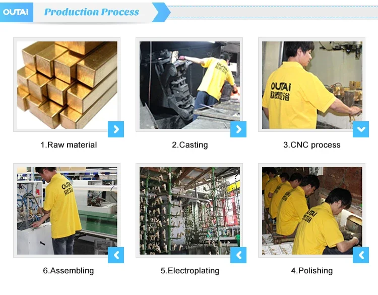 Bathroom fitting wall mount push button squat pan urinal toilet flush valve wholesale