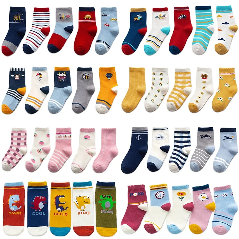 Custom logo kids colorful baby non-slip low cut socks 3D cartoon doll cute animal doll baby girl socks