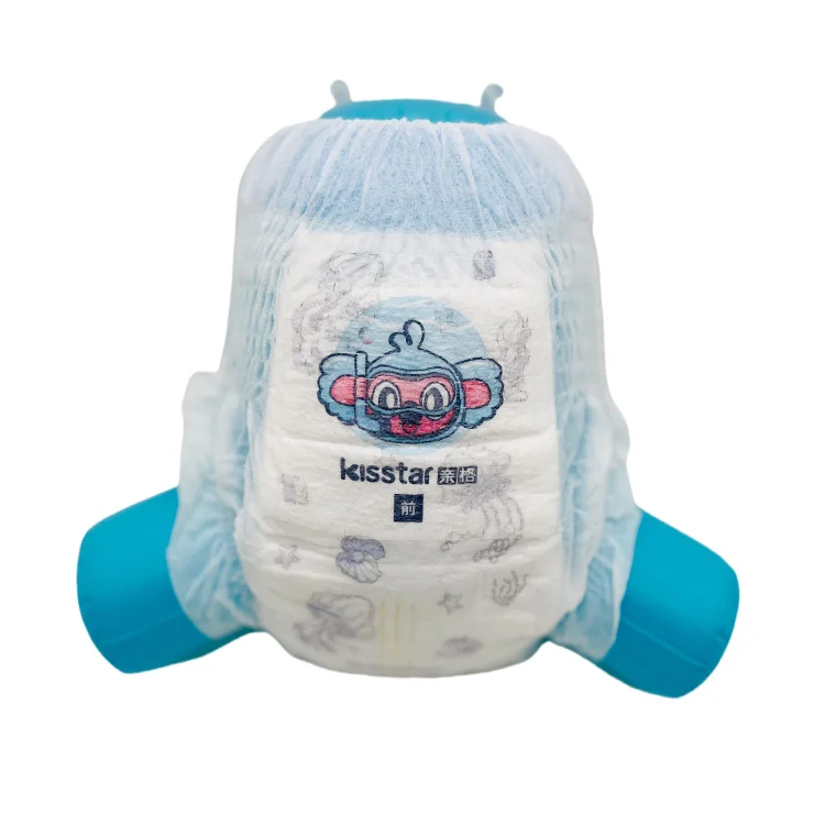 Pant baby diaper grade a in Russia market hypoallergenic diapers for babies training pants nappy factory