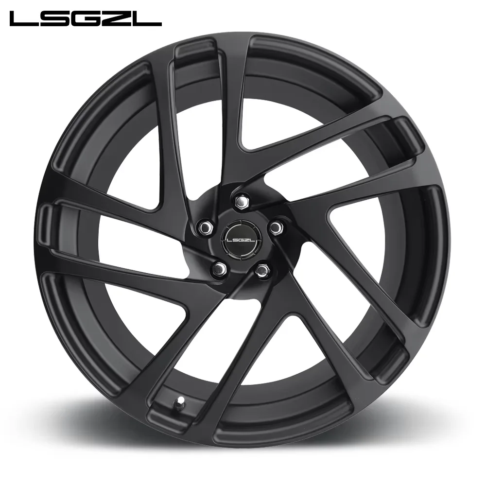 Matt black forged monoblock wheels  for car alloy wheel for Audi Mercedes BMW  5x114.3 5x120 5x130 luxury wheel rim