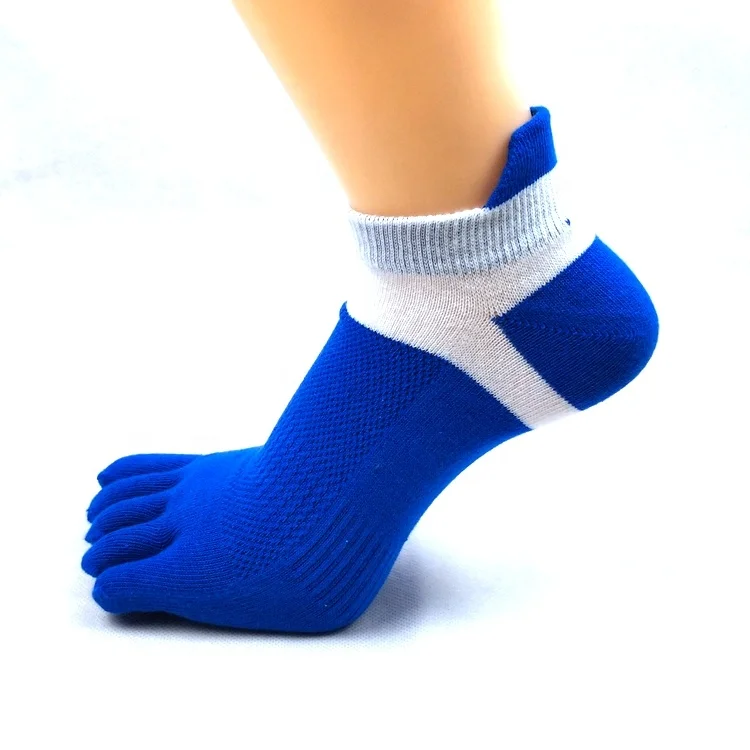
China Factory Cheap Unisex 5 Toe Socks 100% Cotton Summer Mesh Five Finger Socks 