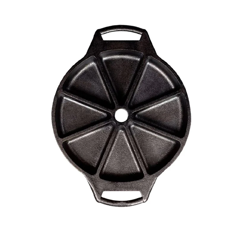 Pre-Seasoned 8-Impressions Cornbread Biscuits Scones cast iron cornbread wedge pan recipes