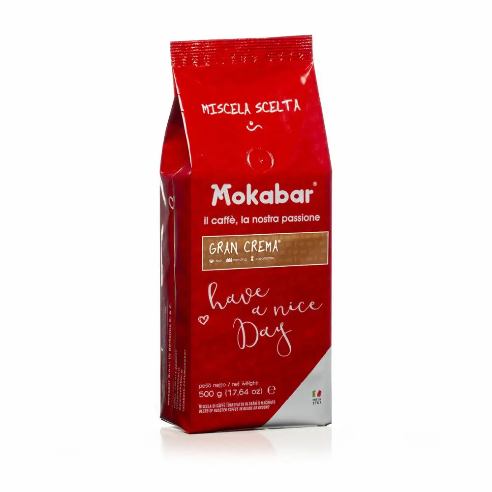 
 Моберг, Сделано в Италии, Gran Crema Robusta, кофейные зерна среднего размера для кафе  