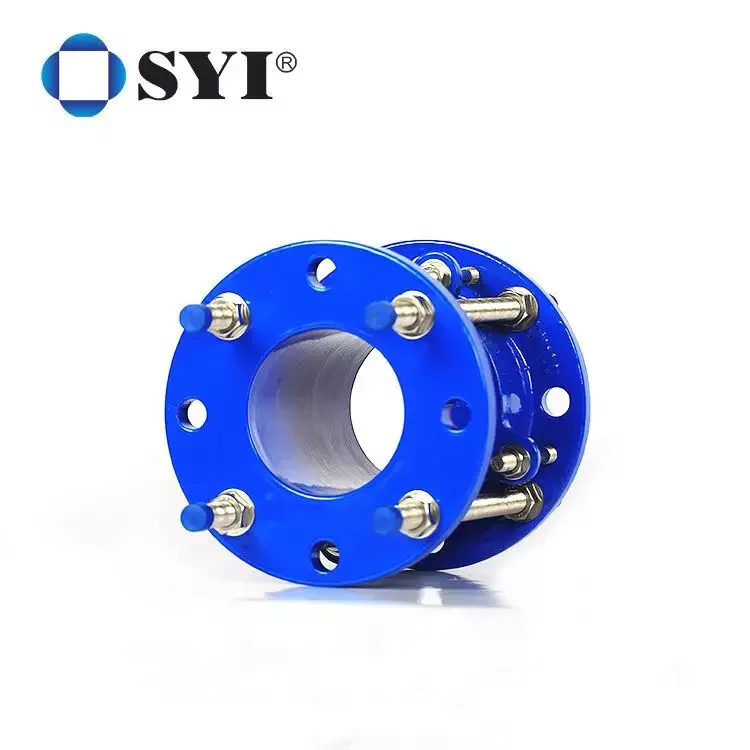 Dismantling Joints Flange Pipe Fitting Connector Bigger Size Ductile Iron OEM Round Flange Adaptor for Hdpe Pipe EPDM Casting