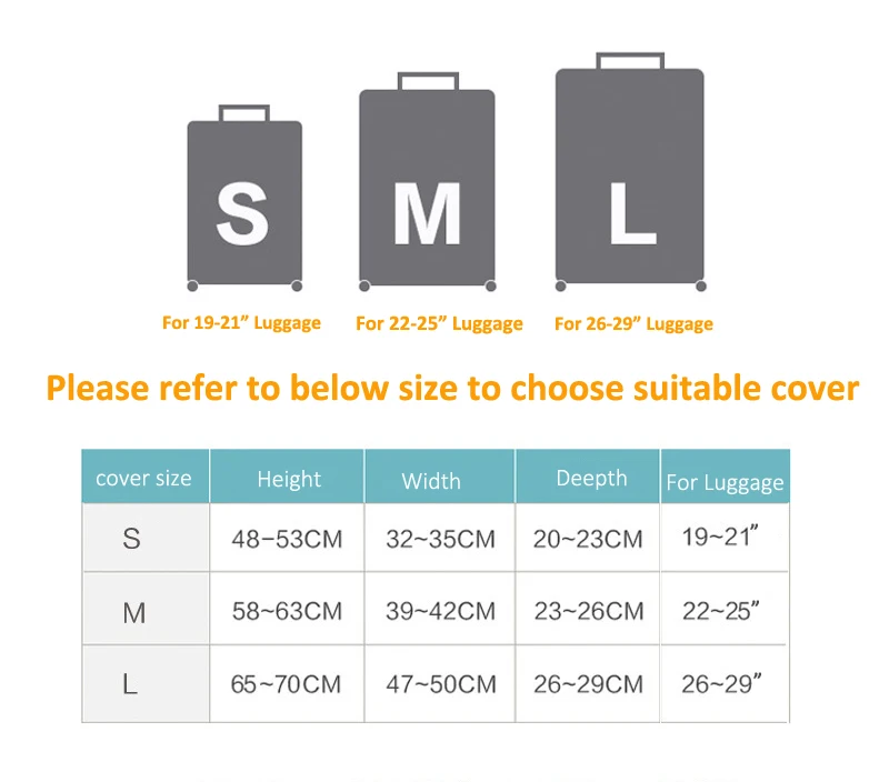 Spandex Luggage Cover Customized Logo Printed Suitcase Cover for Traveling Cases DIY Custom Stretch Animal Accessory Item Cool