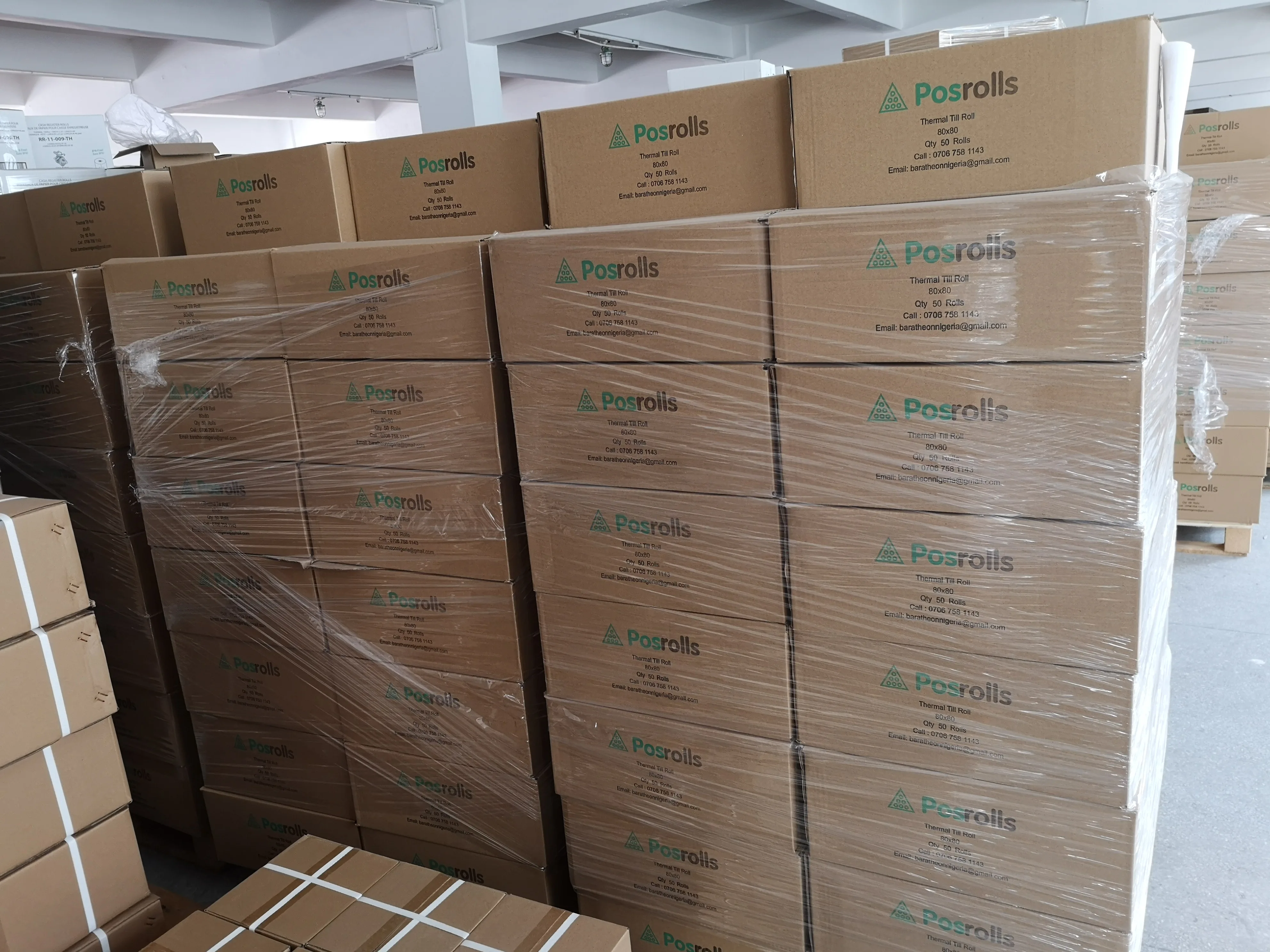  80x80 мм бумага для кассового аппарата рулон термобумаги