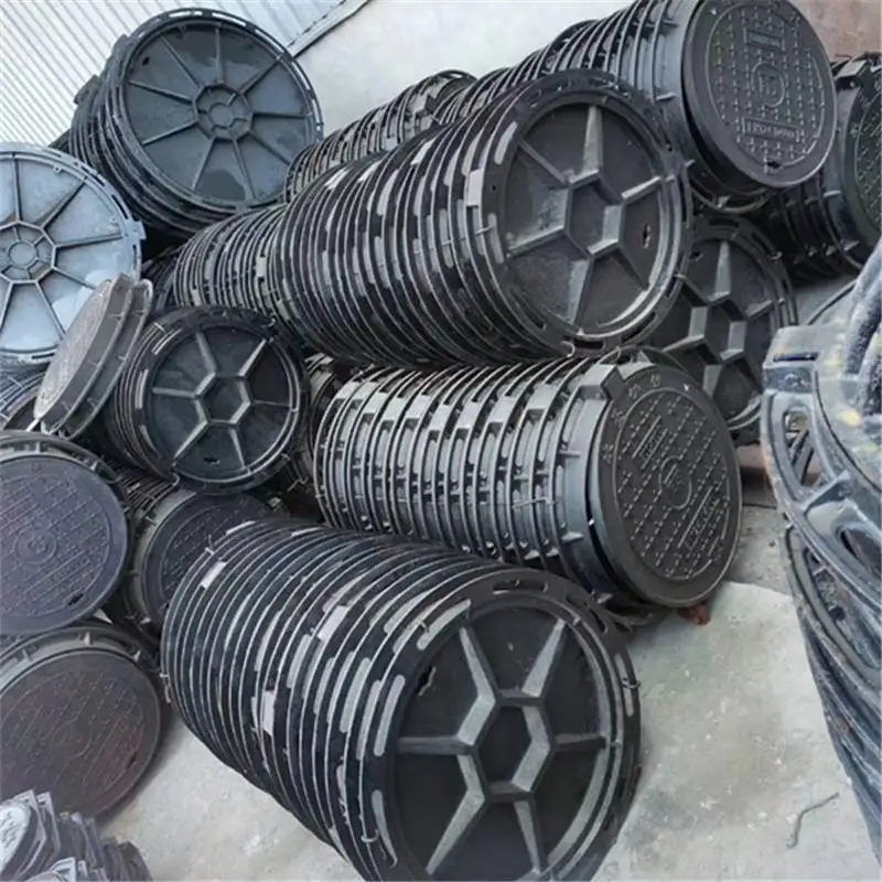 heavy duty round composite ductile cast iron manhole cover price for sewer