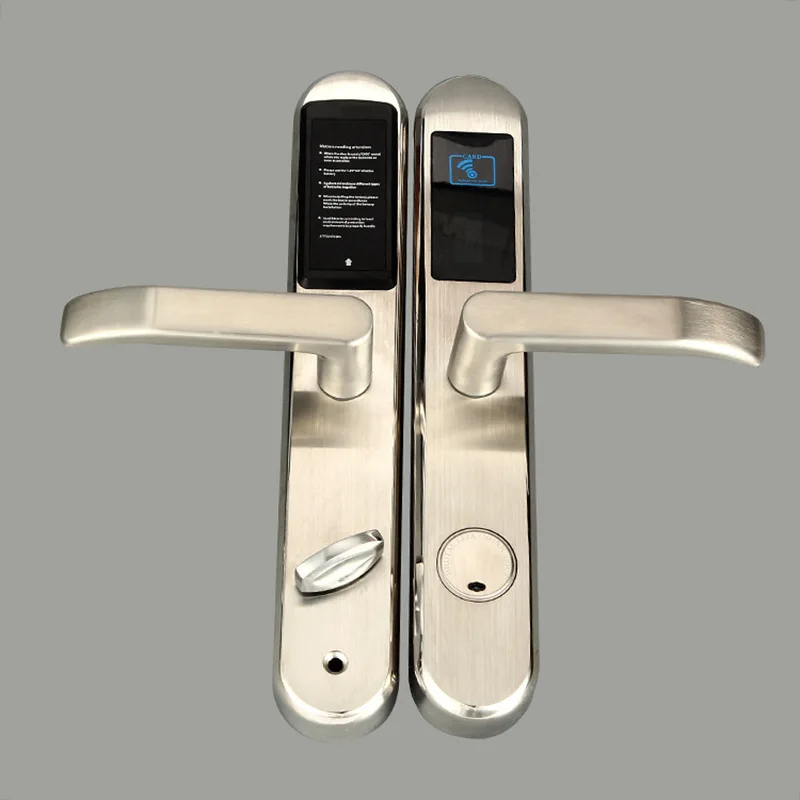 YOHEEN Europe Mortise Stainless Steel Electronic Intelligent RFID Card Hotel Door Lock System