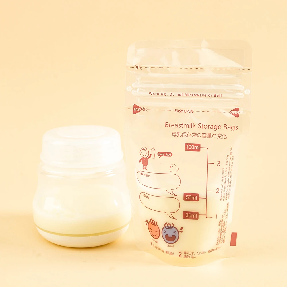 Fast delivery stock 7OZ 200ml  Breast milk Storage Bag
