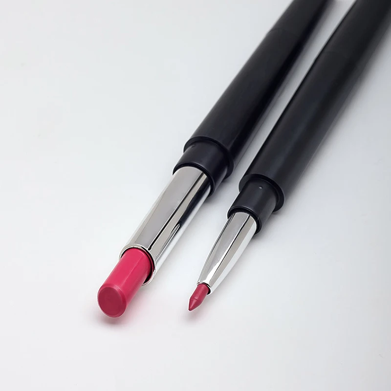 Best Selling Cruelty-Free High Pigment Waterproof Matte Red Lip Liner 2-in-1 Matte Lip Liner Lipstick Custom