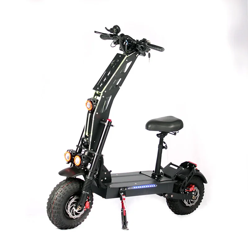 Electric scooters for adult 11inch dual motor 60V 6000W  Big Two Wheels Off Road Foldable Adult Mobility E Scooter Electrico