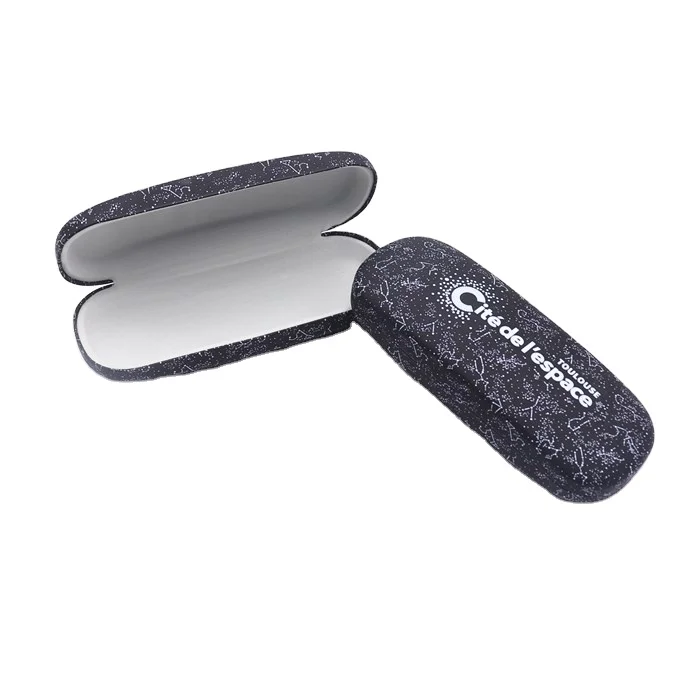 Bestpackaging cheap price eyeglasses case custom spectacle case Leather Metal optics glasses case