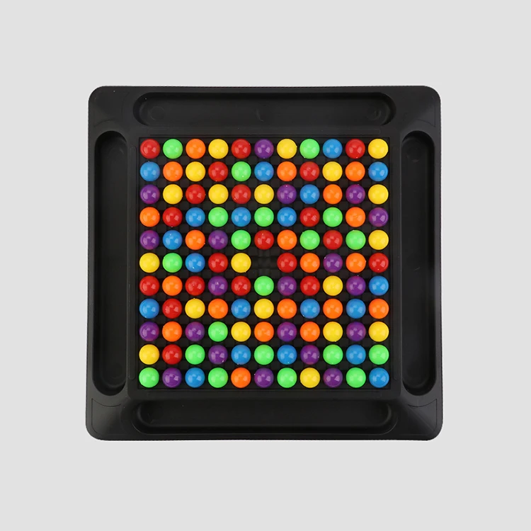 Fun Rainbow Bead Elimination Toys Three In One Entertainment Checkers  Love Elimination Interactive Board Game Other Toys