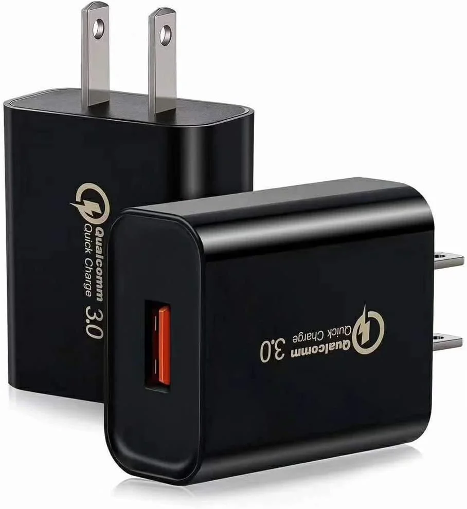 
US Plug QC 3.0 AC Fast Charge One Port QC3.0 USB Travel Wall Charger Adaptor 
