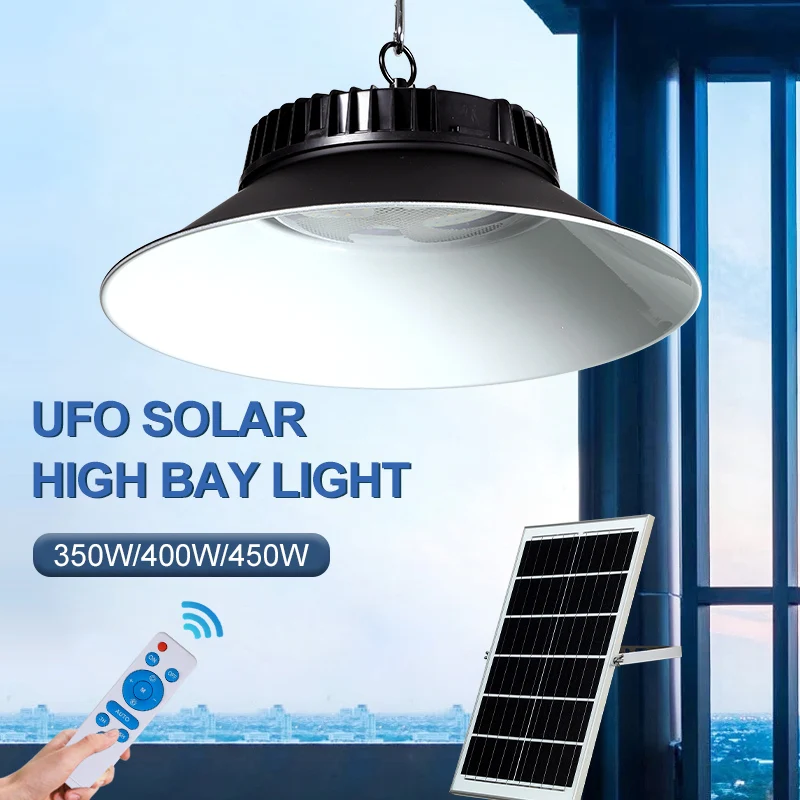 LIGHTSINCERE led ufo solar powered high bay lights outdoor solar lights indoor house