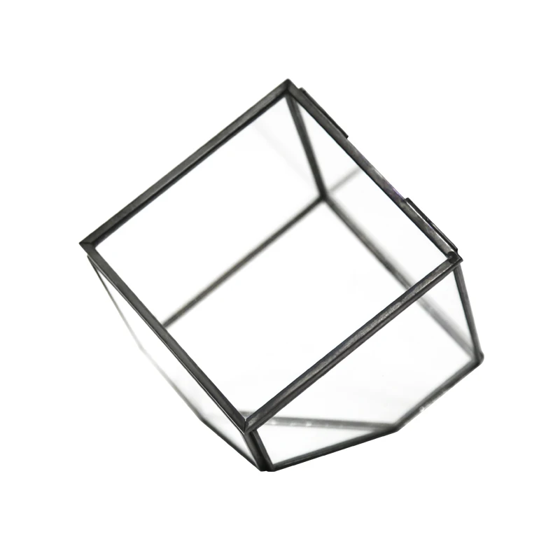 Трехмерные квадратные стеклянные подарочные коробки для теплиц, горшки для растений