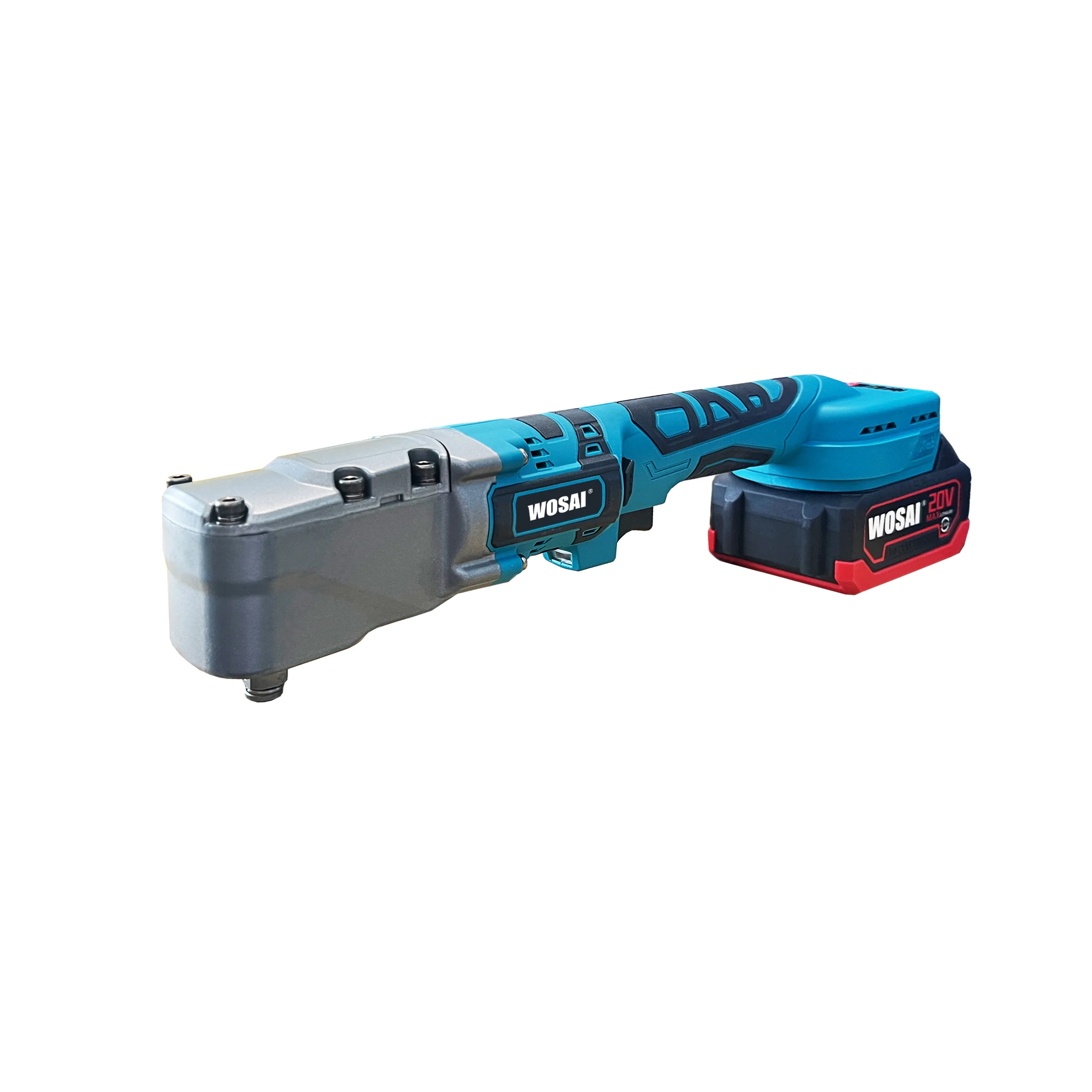 WOSAI 20v Brushless 90 Degrees Cordless Ratchet Wrench Power Wrenches