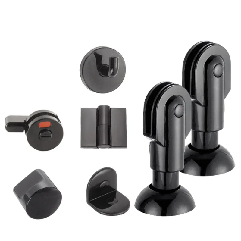plastic nylon toilet cubicle lock accessories for hpl compact laminate toilet partitions